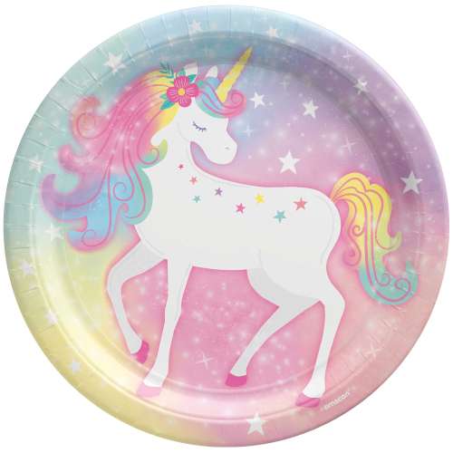 Enchanted Unicorn Dinner Plates